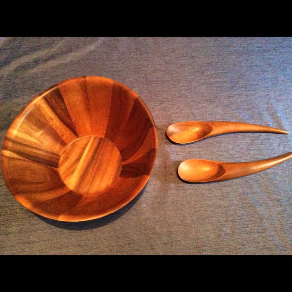 Nambe’ Gourmet Hand Crafted Wood Bowl Set